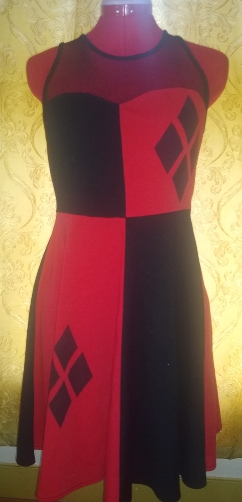 Harley Quinn mini sleeveless dress